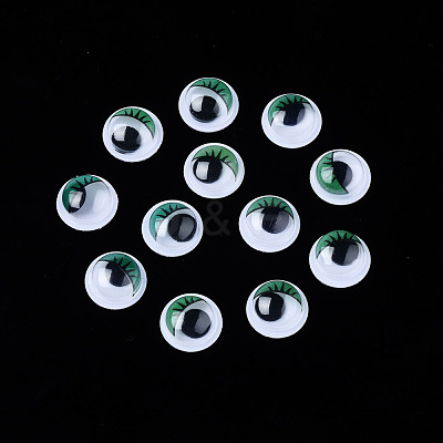 Colors Wiggle Googly Eyes Cabochons KY-Q050-A01-1