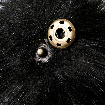Soft Pom Pom Sewing Snap Buttons Accessories SNAP-TA0001-01G-1