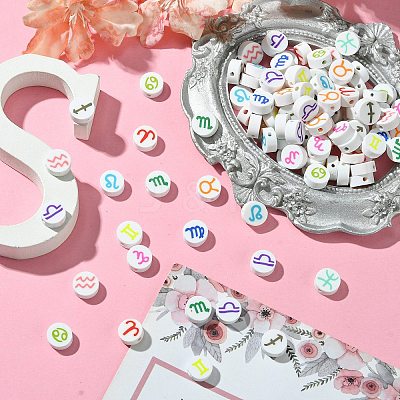 120Pcs 12 Styles Handmade Polymer Clay Beads CLAY-CJ0001-83-1