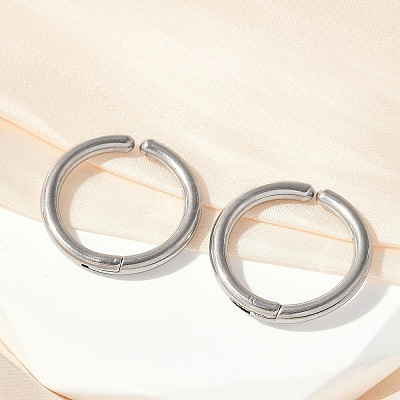 201 Stainless Steel Cuff Earring EJEW-C131-01E-P-1