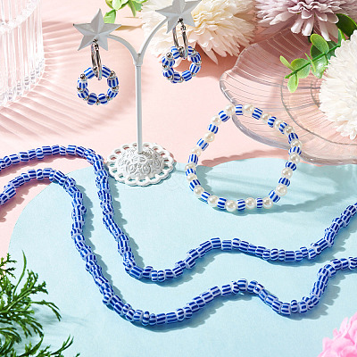 2Strands Handmade Lampwork Beads Strands BLOW-TADJ0001-01F-1
