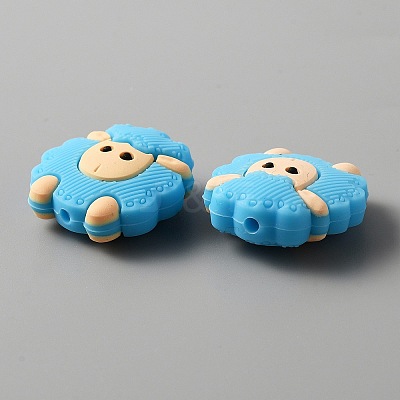 Food Grade Eco-Friendly Silicone Beads SIL-WH0013-21C-1