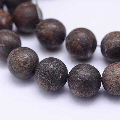 Natural Bronzite Beads Strands X-G-D745-6mm-1