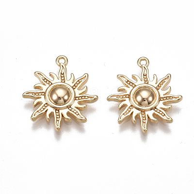 Brass Pendants X-KK-T038-401G-1