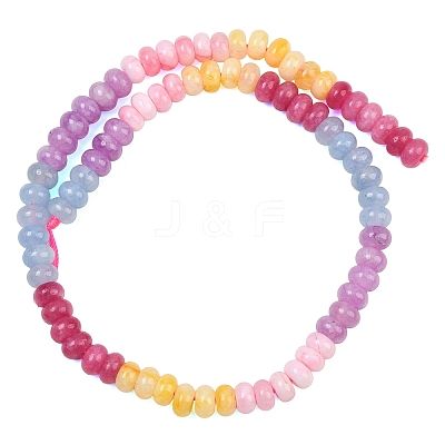 Dyed Natural White Jade Beads Strands X-GG-CBA7CEF-01-1