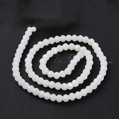 Electroplate Glass Beads Strands EGLA-A034-J4mm-L08-1