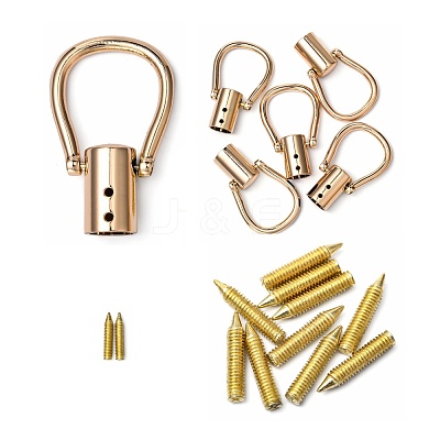 Alloy Swivel Clasps PALLOY-Z003-06G-1