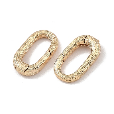 SHEGRACE Brass Spring Gate Rings XGRQ58605-753G-1