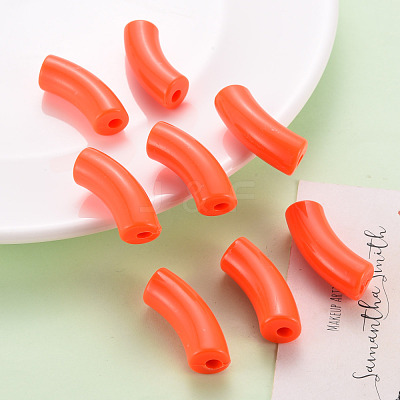 Opaque Acrylic Beads MACR-S372-001B-S026-1
