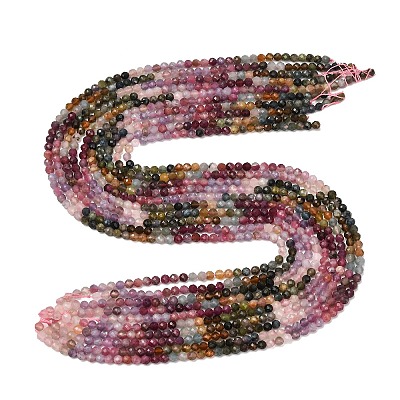 Gradient Color Natural Multicolor Tourmaline Beads Strands G-D110-A02-01-1