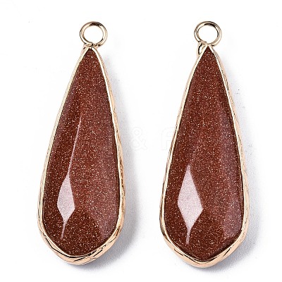 Synthetic Goldstone Pendants G-S359-319D-1