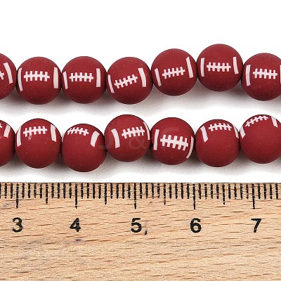 Handmade Polymer Clay Beads Strands PY-CBAEC33-01J-1