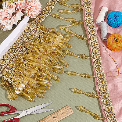 5.6~5.7M Polyester Fringe Lace Trims SRIB-GA0001-06-1
