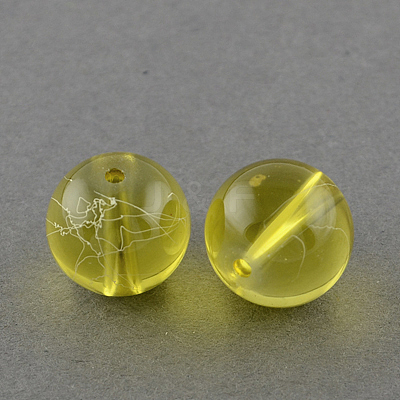 Drawbench Transparent Glass Beads Strands GLAD-Q012-6mm-06-1