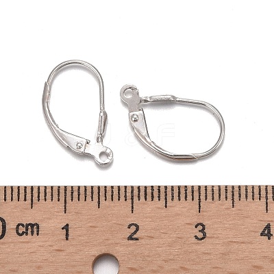 Sterling Silver Leverback Hoop Earring Findings X-STER-A002-181-1
