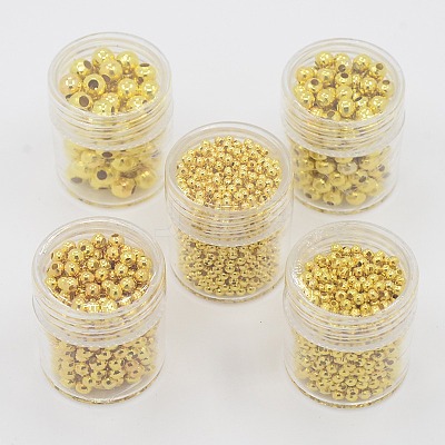 Iron Round Spacer Beads IFIN-X0001-G-B-1
