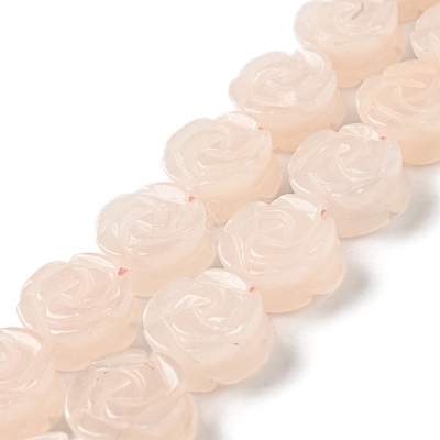 Natural Pink Aventurine Beads Strands G-D475-01E-1