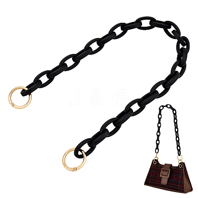 Resin Cable Chain Bag Chains FIND-WH0139-908B-1