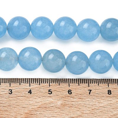 Dyed Natural Malaysia Jade Beads Strands G-G021-01D-09-1