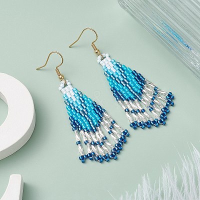 3Pair 304 Stainless Steel Boho Dangle Earrings EJEW-MZ00264-1