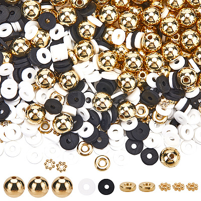 Handmade Polymer Clay Beads with CCB Plastic Beads  Jewelry Making Findings Kit DIY-SC0025-51-1