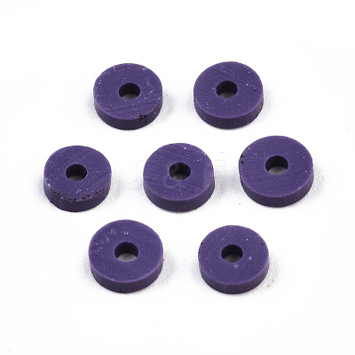Handmade Polymer Clay Beads CLAY-R067-8.0mm-B03-1