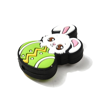 Easter Themed Silicone Focal Beads SIL-L006-A02-1