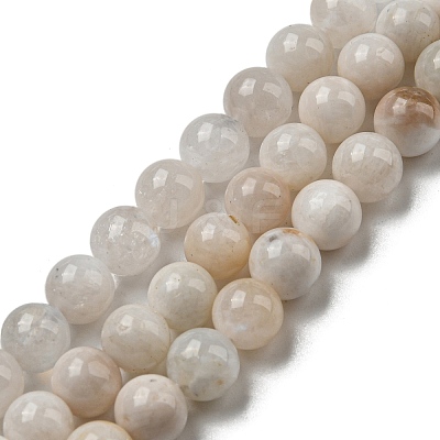 Natural Rainbow Moonstone Beads Strands G-N328-024-6mm-AB-1