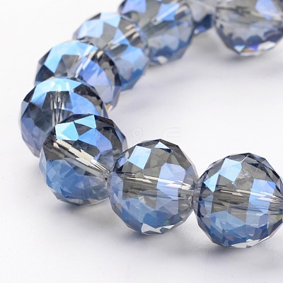 Electroplate Glass Bead Strands EGLA-J140-FR05-16mm-1