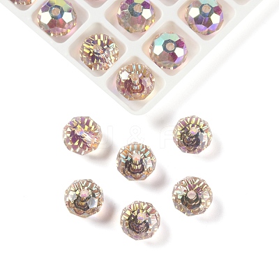 AB Color Plated Glass Beads EGLA-P059-03B-AB17-1