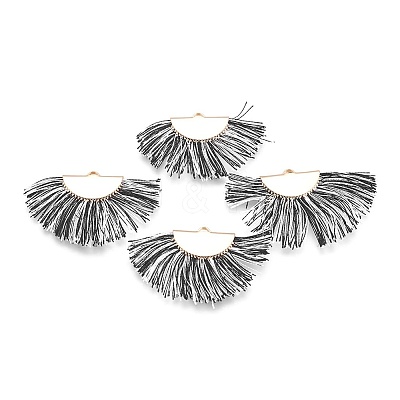 Nylon Tassel Pendants KK-F755-28G-01-NF-1