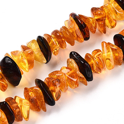 Natural Amber Beads Strands G-T138-235E-1
