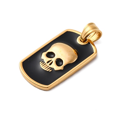 304 Stainless Steel Enamel Pendants STAS-U043-06A-G-1