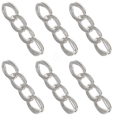 6Pcs Chain Shape Alloy Adjustable Jean Pins AJEW-GF0009-70P-1