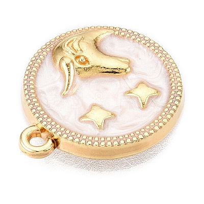Alloy Enamel Pendants X1-ENAM-T021-03F-1
