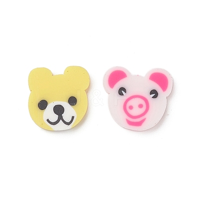Handmade Polymer Clay Cabochons CLAY-XCP0001-17-1