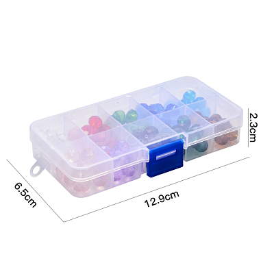 Transparent Glass Beads FPDL-S015-04C-01-B-1