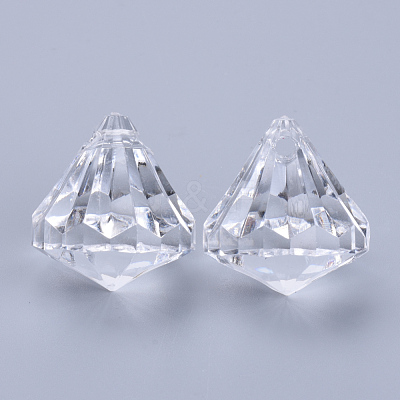 Transparent Acrylic Pendants TACR-Q260-C-V01-1