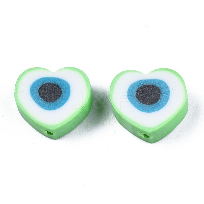 Handmade Polymer Clay Beads CLAY-T019-08B-1