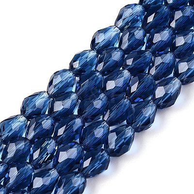 Transparent Glass Beads Strands EGLA-N013-T6mm-D28-1