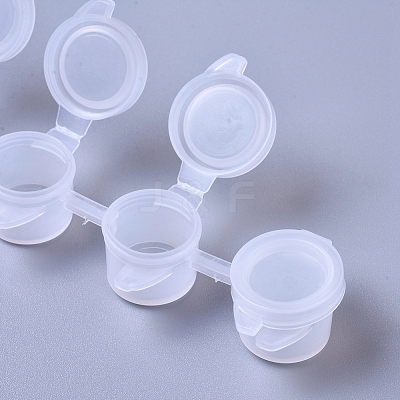 Plastic Paint Pots Strips DIY-WH0156-99-1