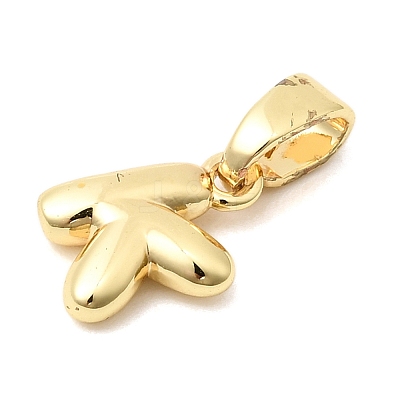 Brass Letter Charms KK-G554-22G-K-1