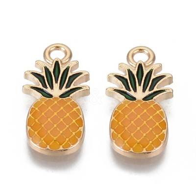 Alloy Enamel Pendants X-ENAM-T009-50A-RS-1