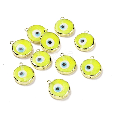 Handmade Lampwork Pendants LAMP-P057-03G-01-1