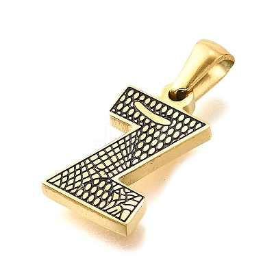 Golden 304 Stainless Steel Pendants STAS-K300-01G-Z-1