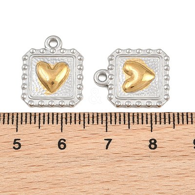 Valentine's Day 304 Stainless Steel Pendants STAS-F366-05GP-1