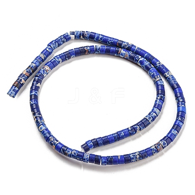 Synthetic Imperial Jasper Dyed Beads Strands G-D077-D01-02-1