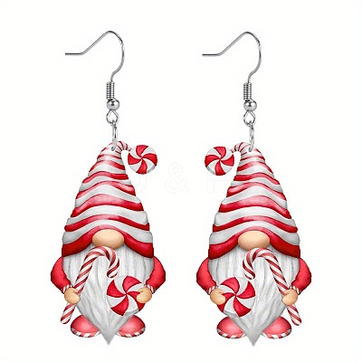 Christmas Acrylic Dangle Earrings FS-WG0219A-03-1