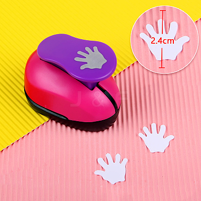 Plastic Paper Craft Hole Punches KICR-PW0001-12-17-1