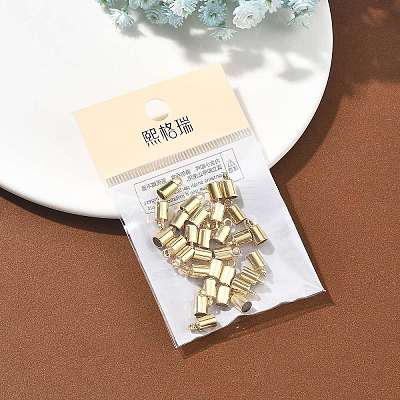 SHEGRACE Brass Cord Ends XGRQ2O120-434G-1